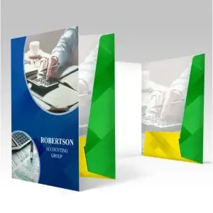 Glue Less 9x12 Presentation Folder