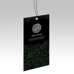 Raised Spot UV Hang Tags