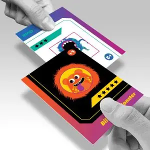 Suede Trading Cards