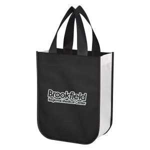 Non-Woven Shopper Tote Bag With 100% RPET Material