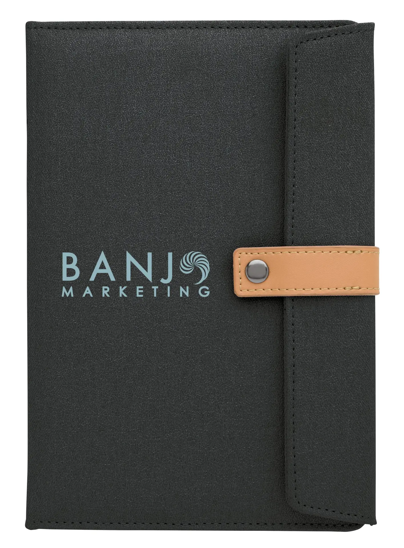 Good Value™ Two-Tone Journal with Leather Closure - Image 6